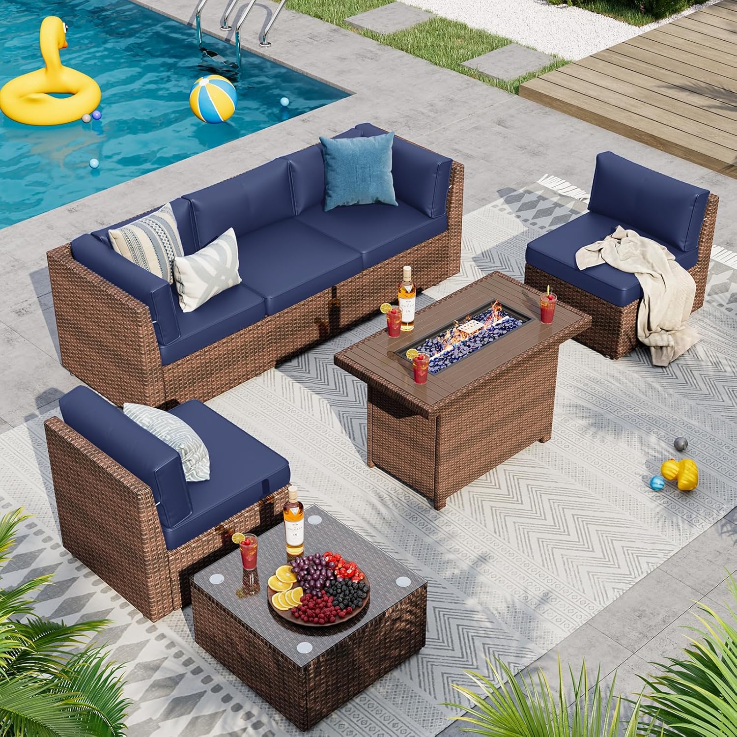 Outdoor Replacement Cushions for Patio Furniture Sets