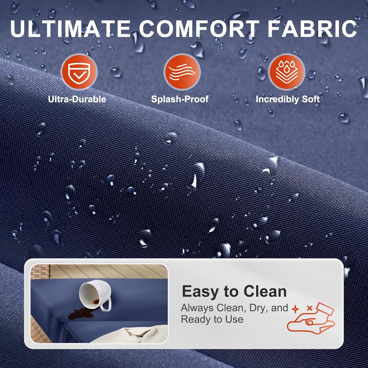 Outdoor Replacement Cushions for Patio Furniture Sets