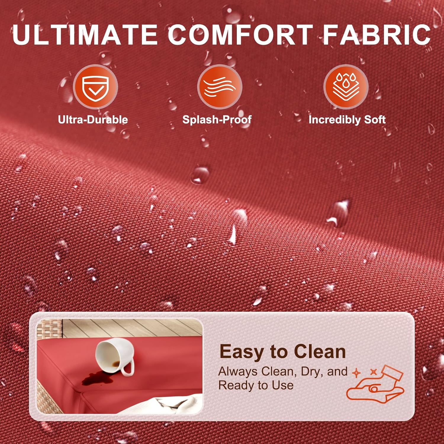 Outdoor Replacement Cushions for Patio Furniture Sets