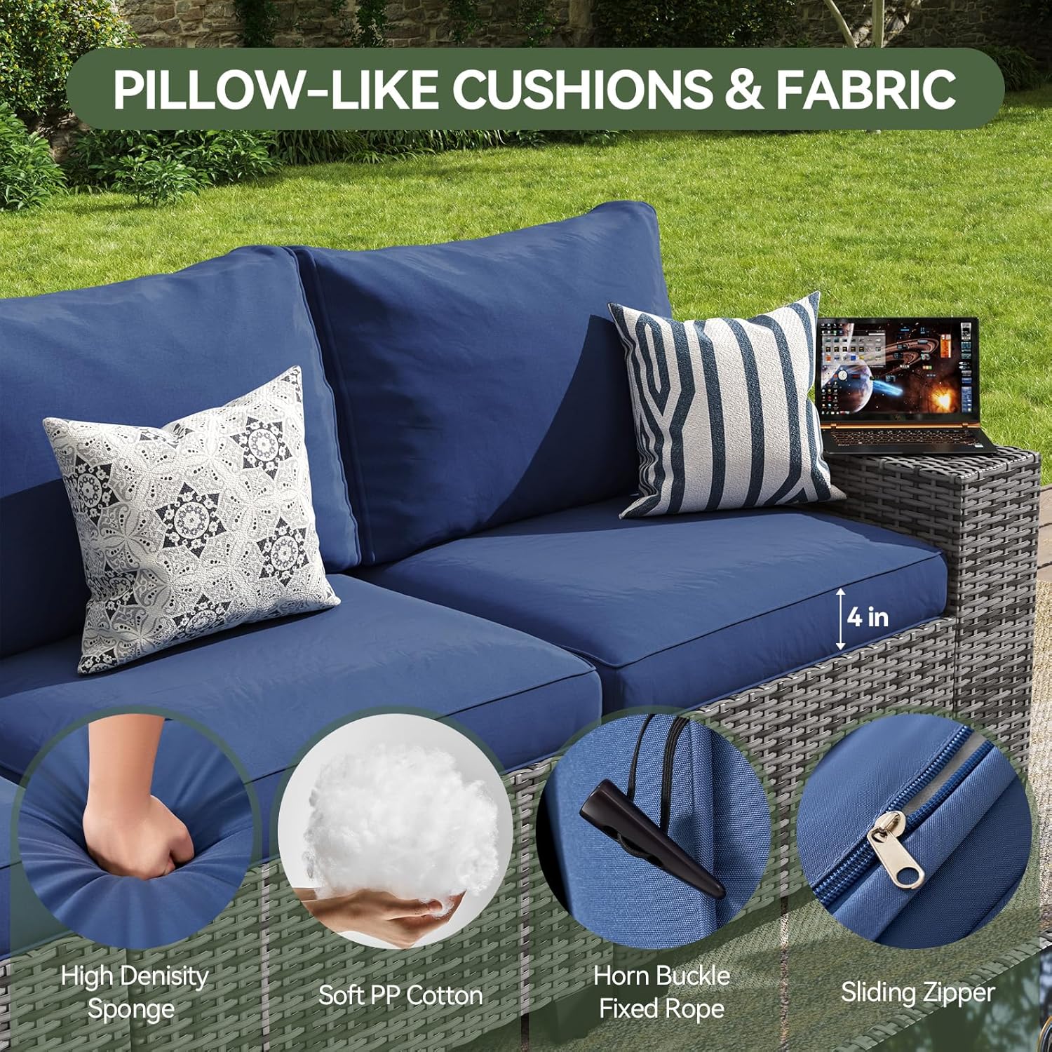 Aoxun Oasis Patio Furniture Set