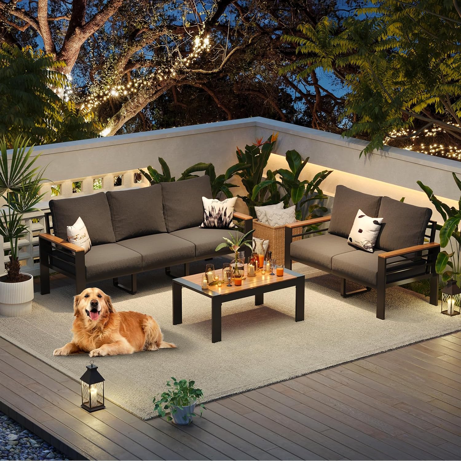 Aluminum Patio Furniture Set