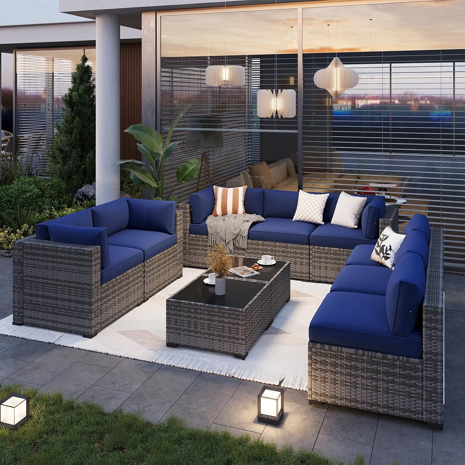 Aoxun Oasis Patio Furniture Set