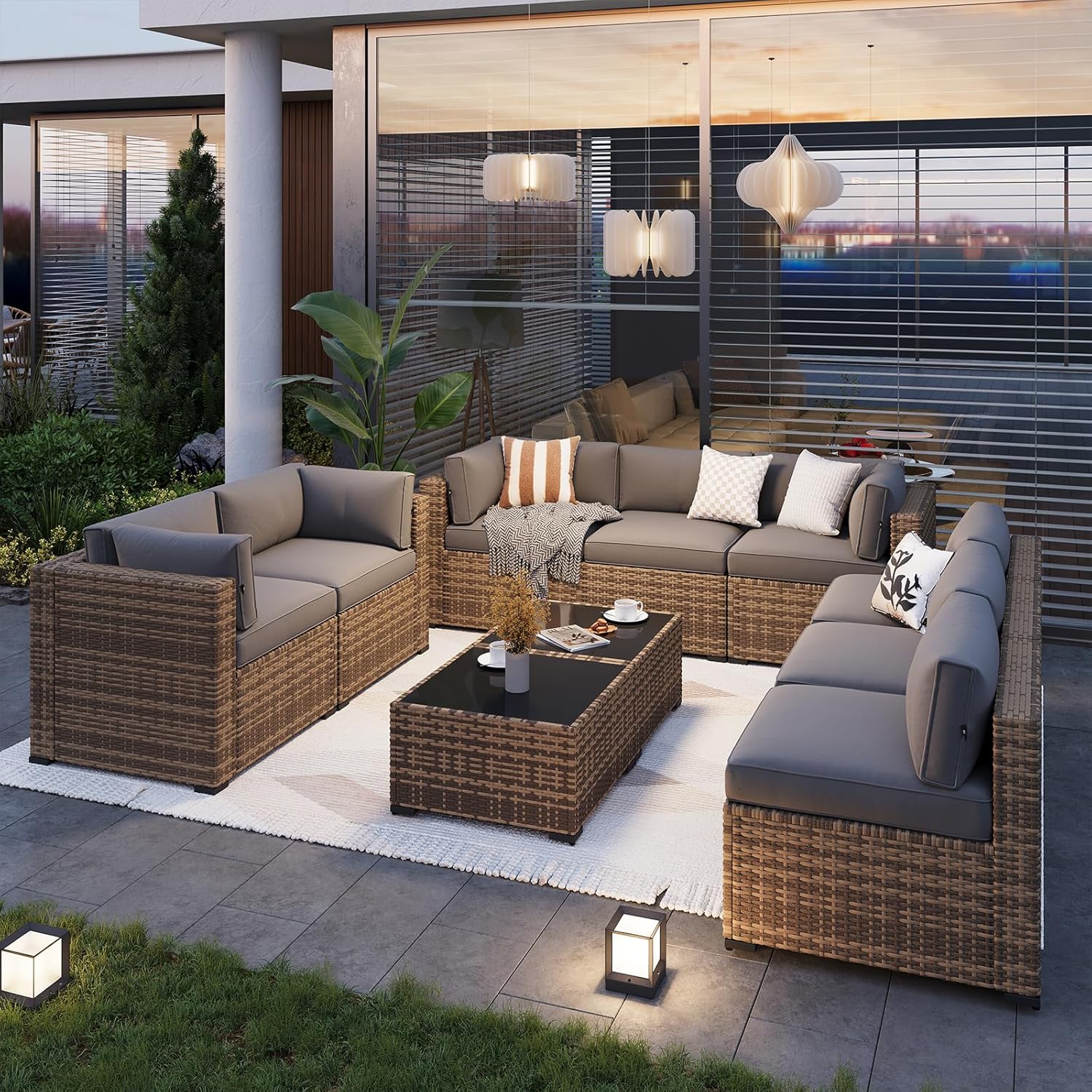 Aoxun Oasis Patio Furniture Set