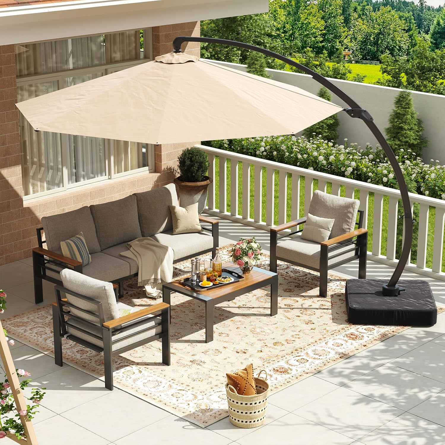 Aluminum Patio Furniture Set