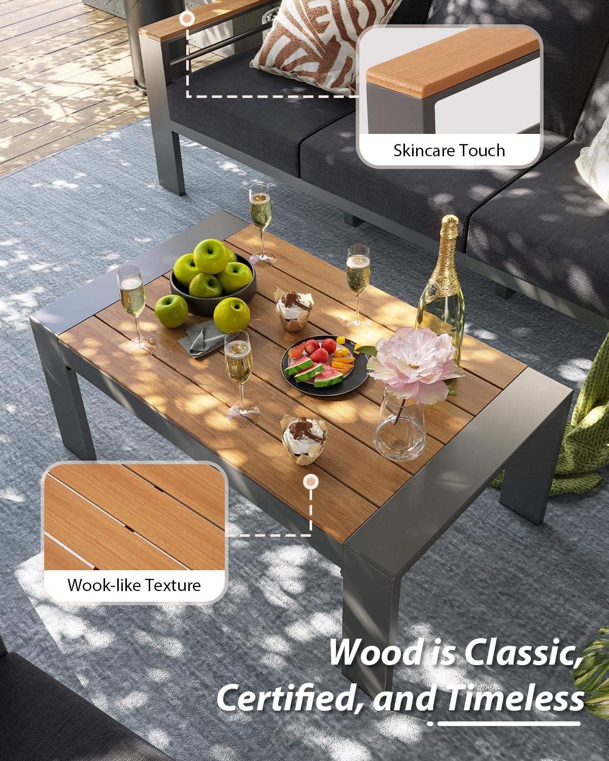 Aluminum Patio Furniture Set