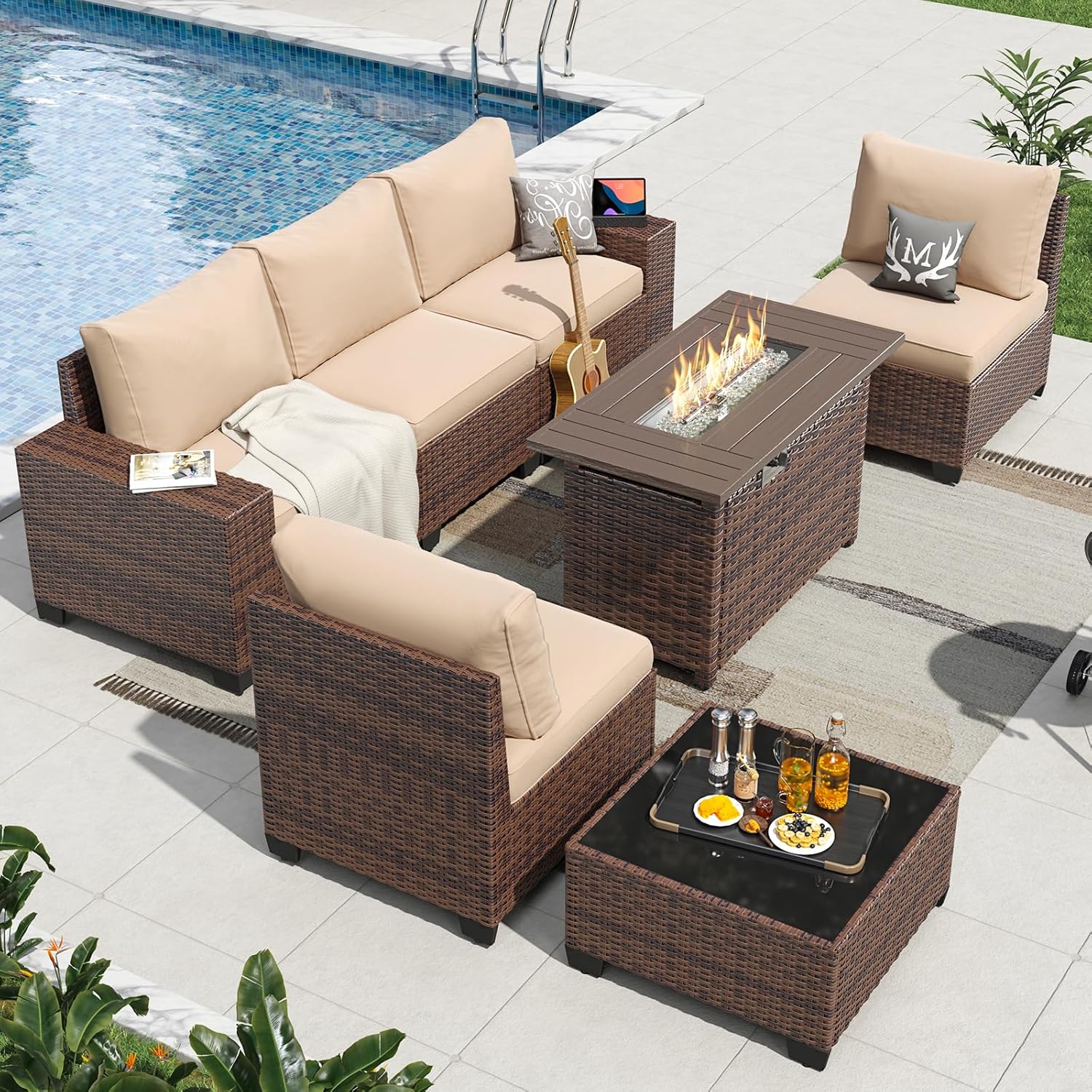 Aoxun Oasis Patio Furniture Set