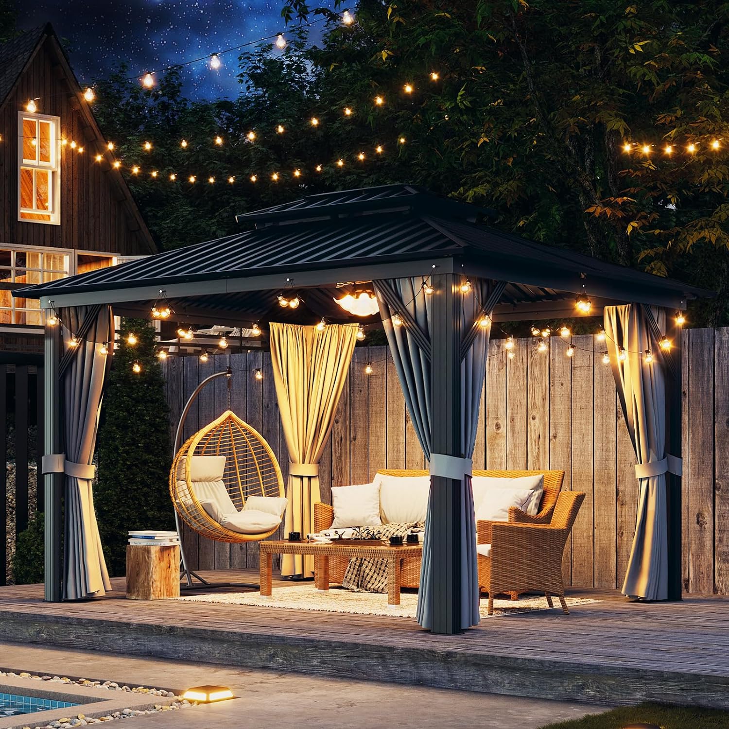 Aoxun Classic Hardtop Gazebo