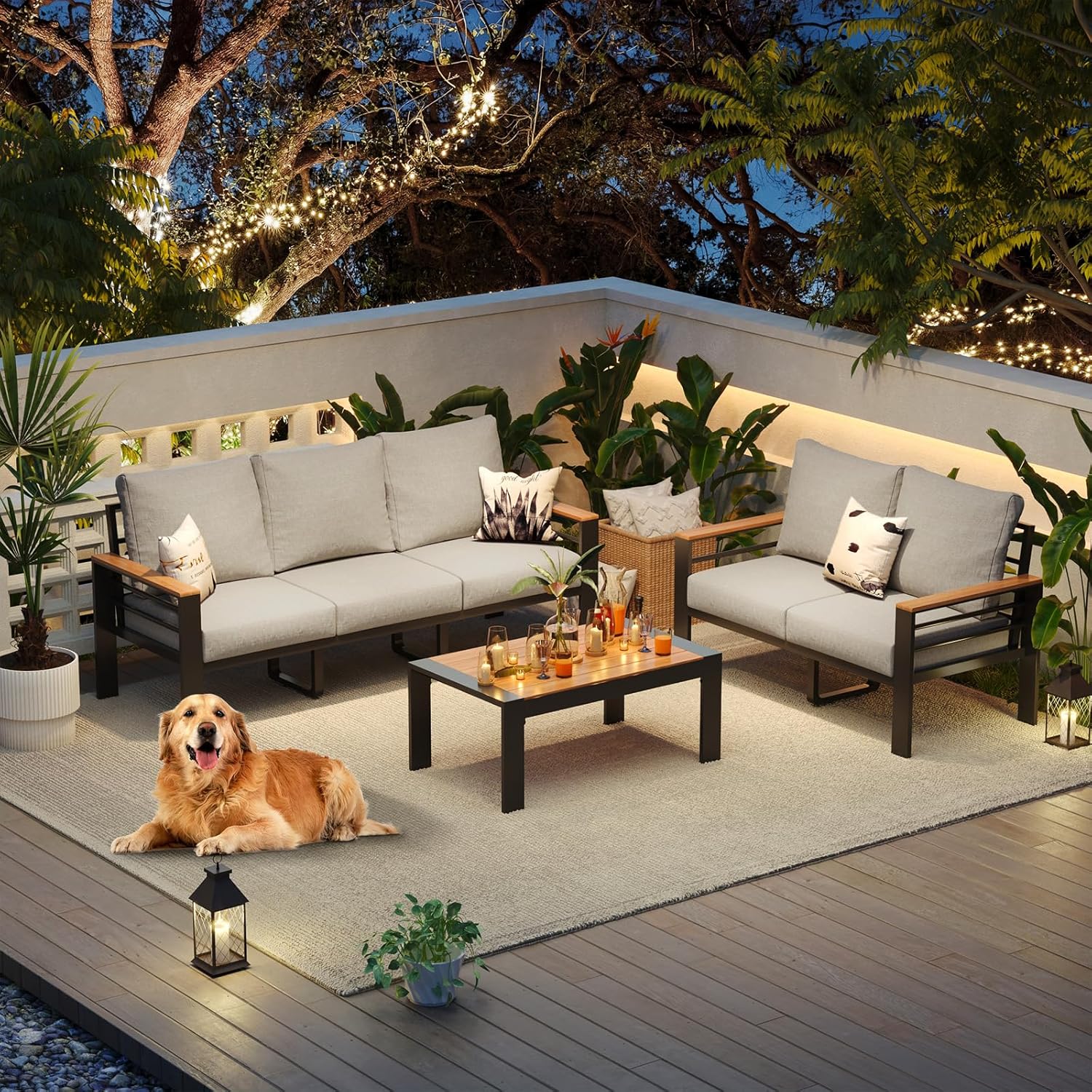 Aluminum Patio Furniture Set