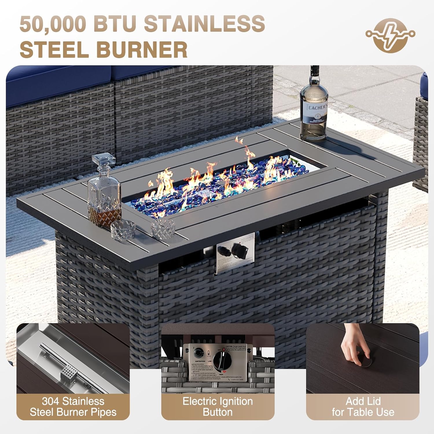 Aoxun Oasis Patio Furniture Set