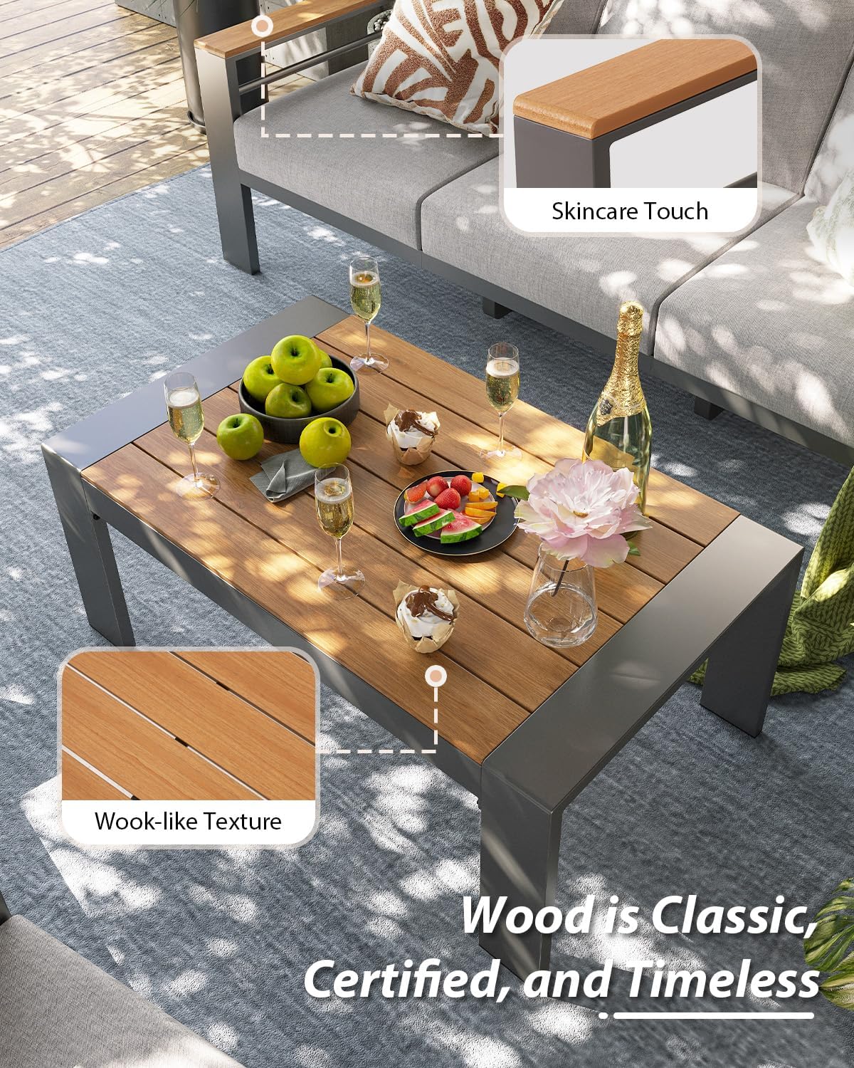 Aluminum Patio Furniture Set