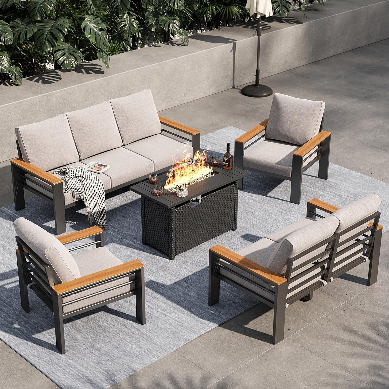 Aluminum Patio Furniture Set