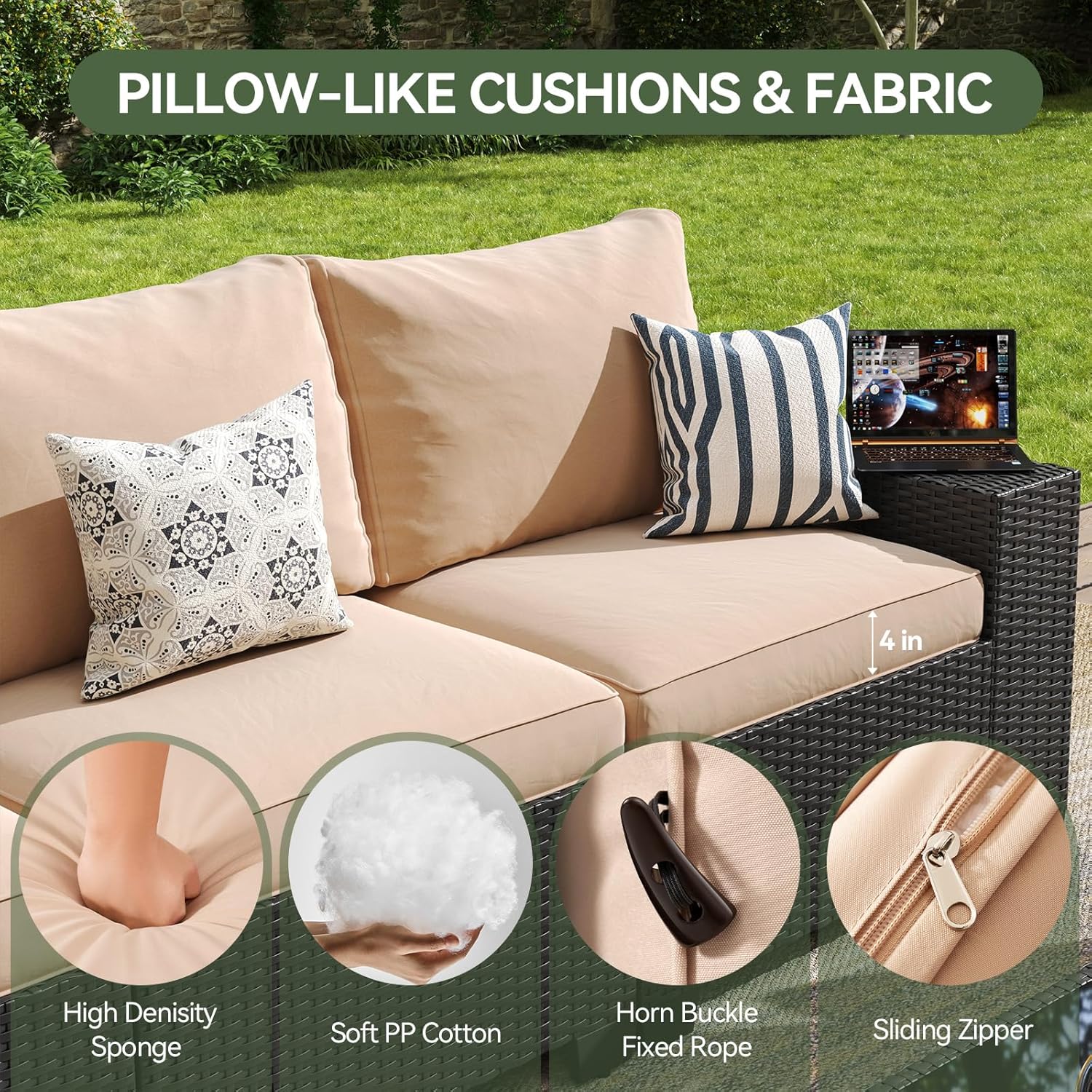 Aoxun Oasis Patio Furniture Set