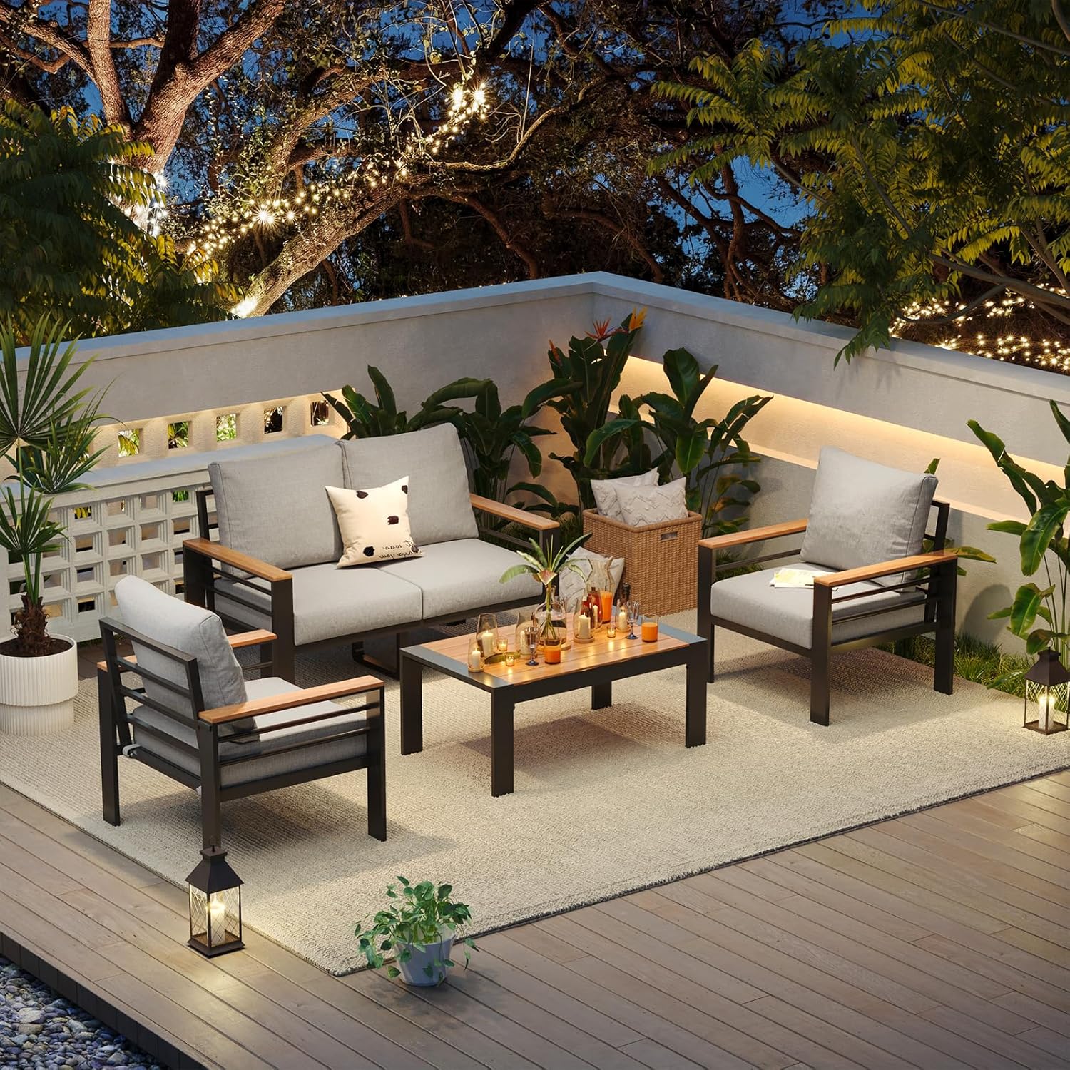 Aluminum Patio Furniture Set