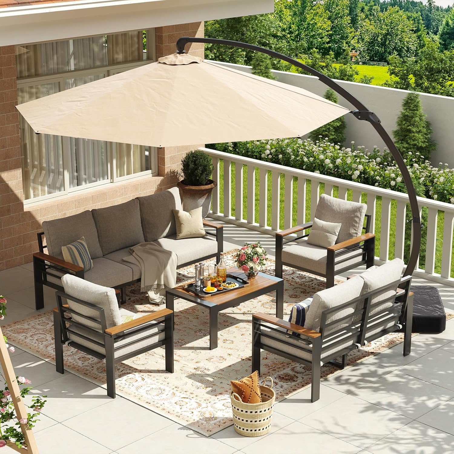 Aluminum Patio Furniture Set