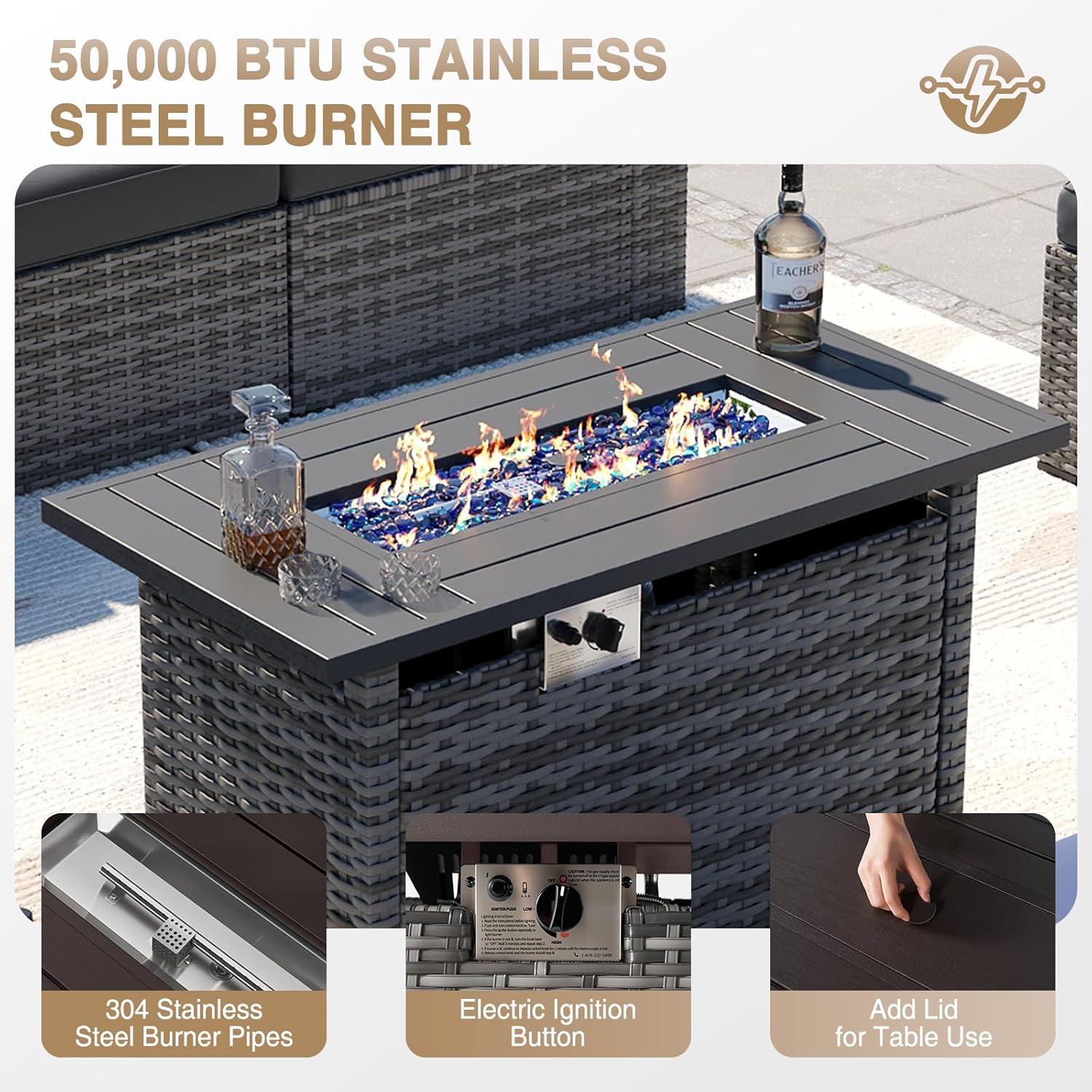 Aoxun Oasis Patio Furniture Set