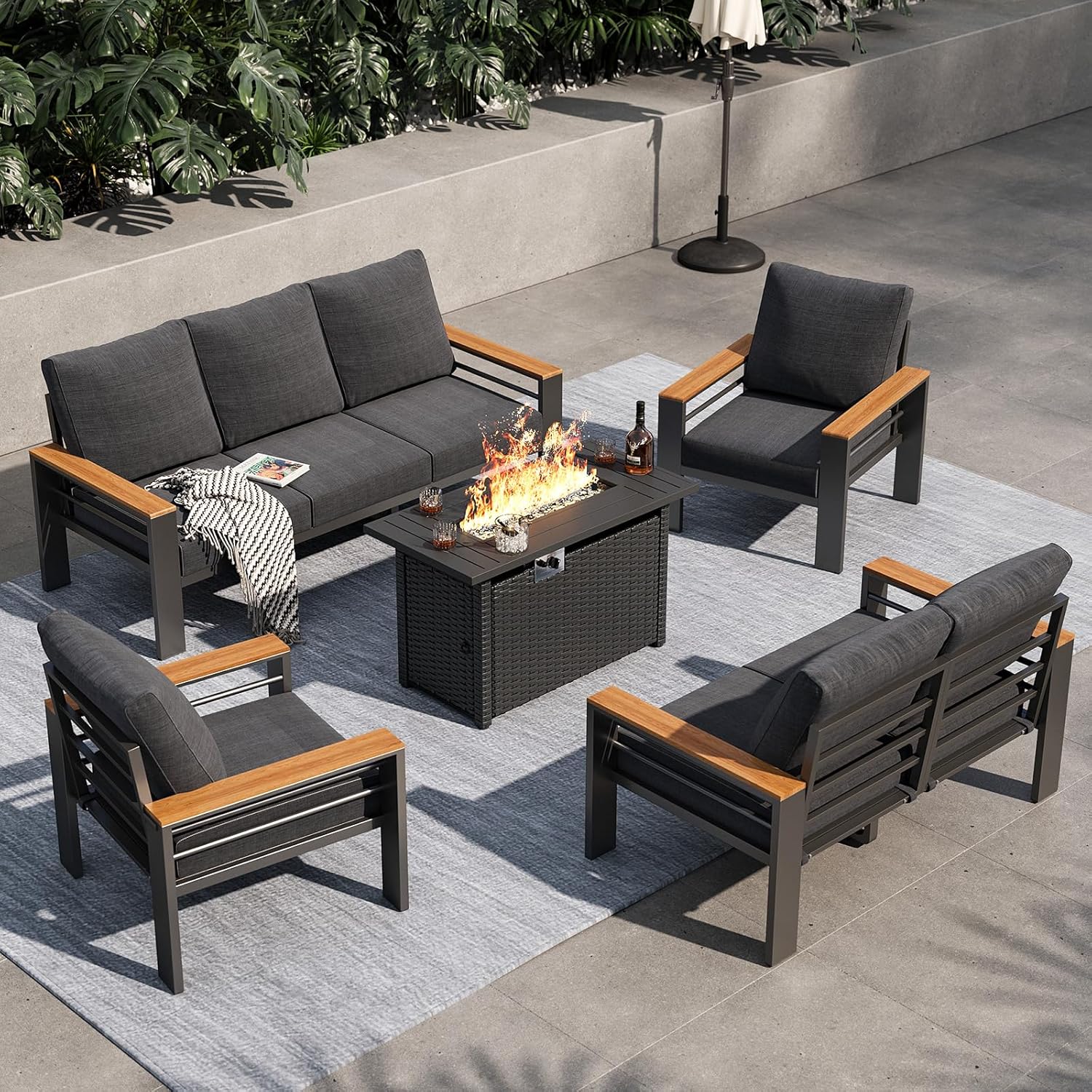 Aluminum Patio Furniture Set