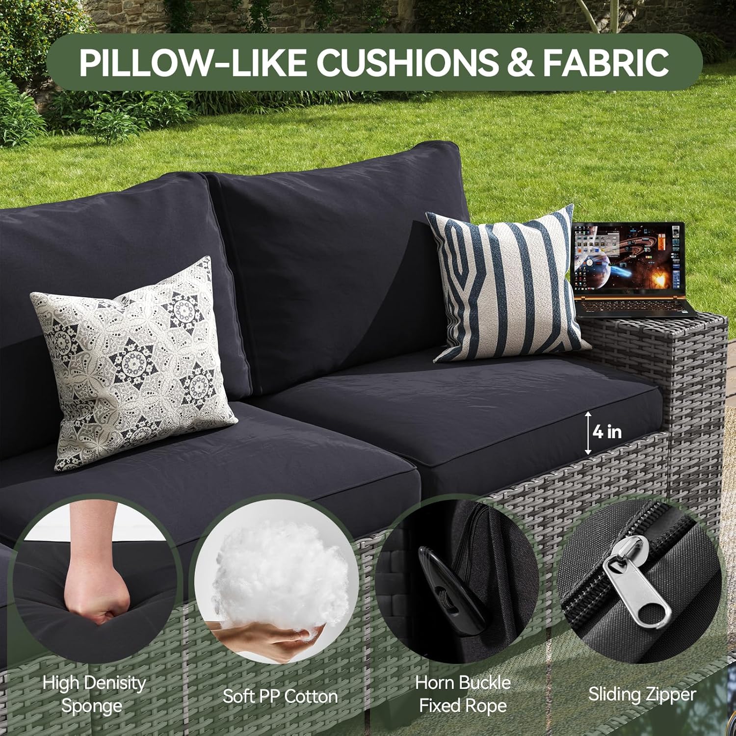 Aoxun Oasis Patio Furniture Set