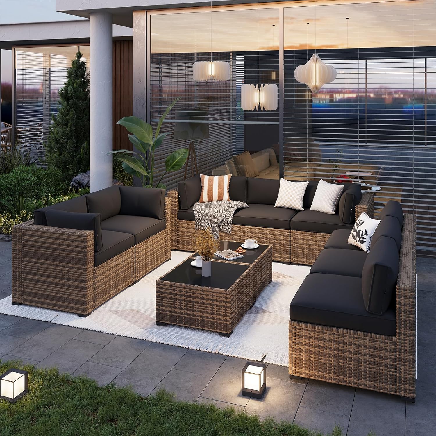 Aoxun Oasis Patio Furniture Set