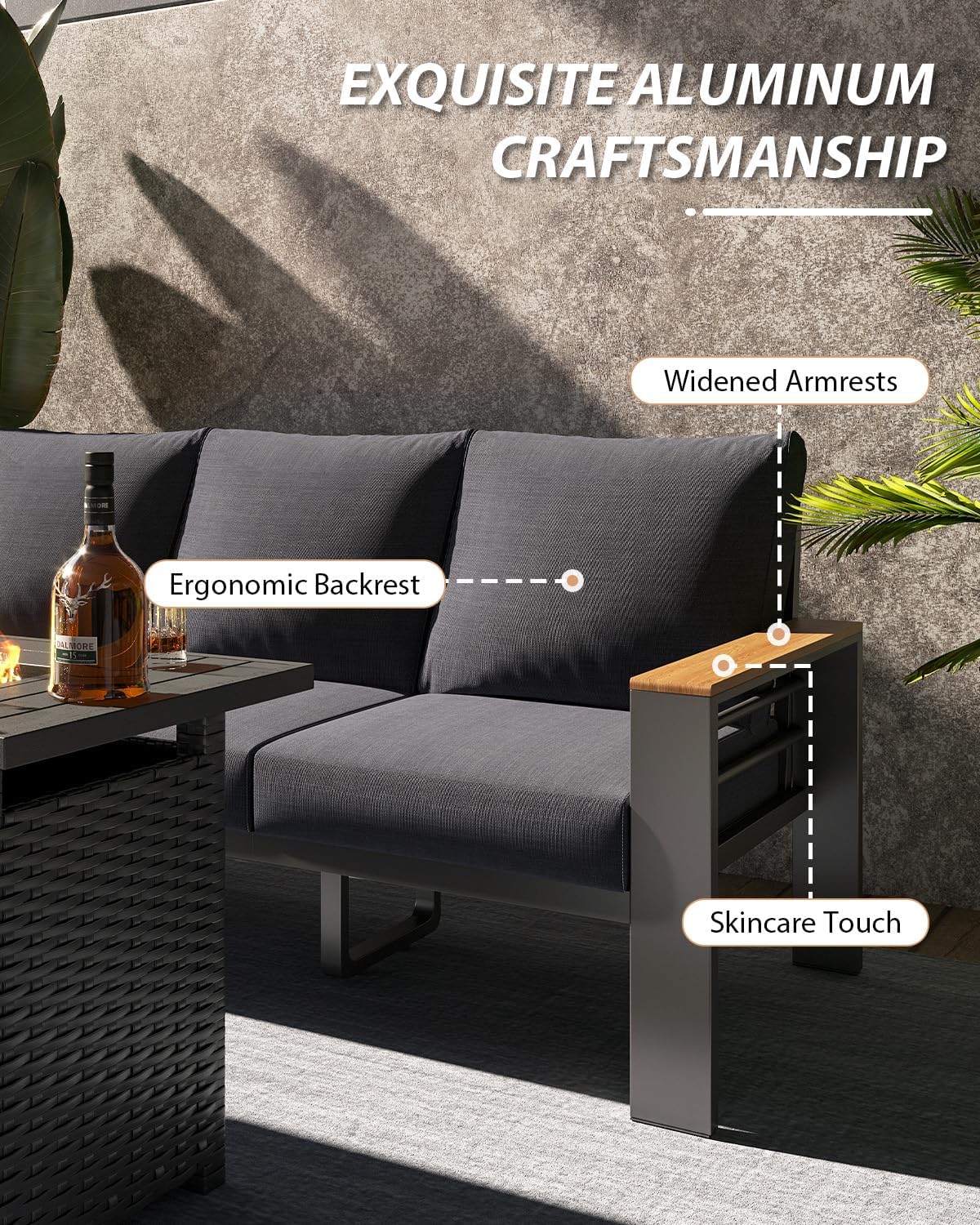 Aluminum Patio Furniture Set