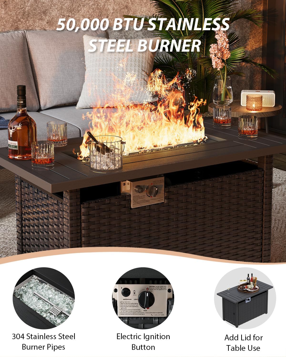 Aluminum Patio Furniture Set