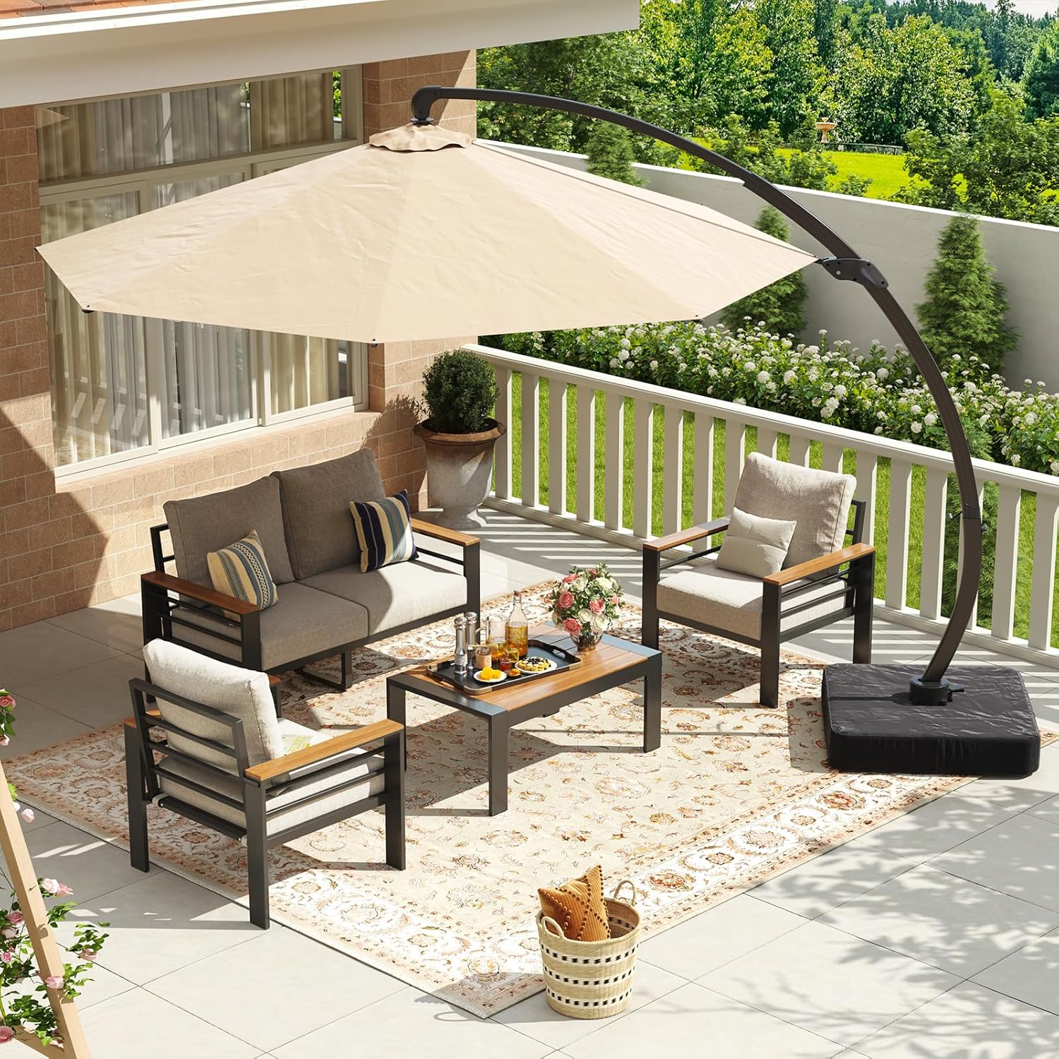 Aluminum Patio Furniture Set
