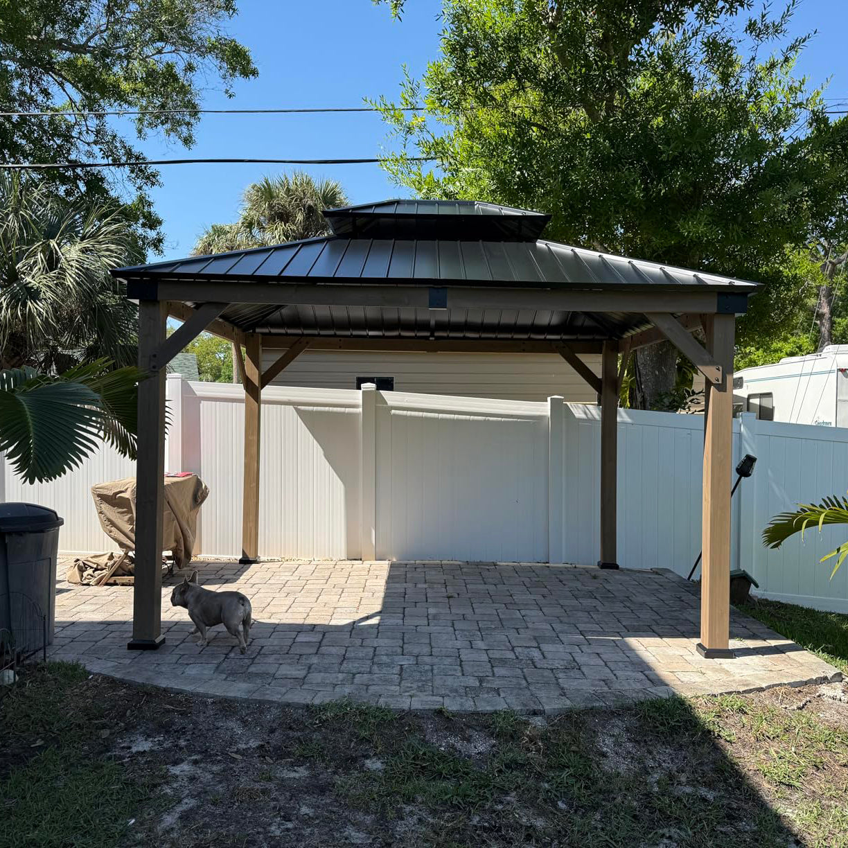 Hardtop Cedar Wood Gazebo
