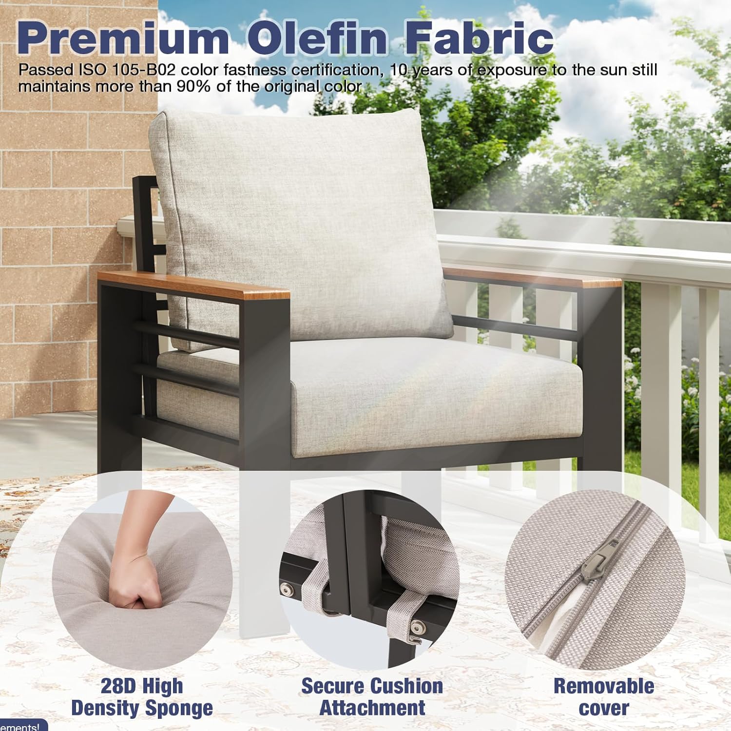 Aluminum Patio Furniture Set