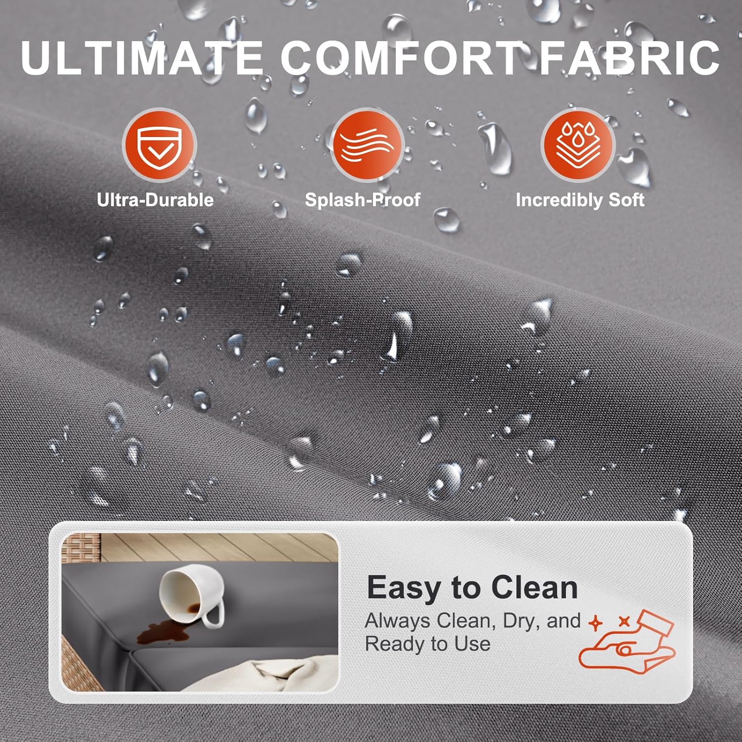 Outdoor Replacement Cushions for Patio Furniture Sets