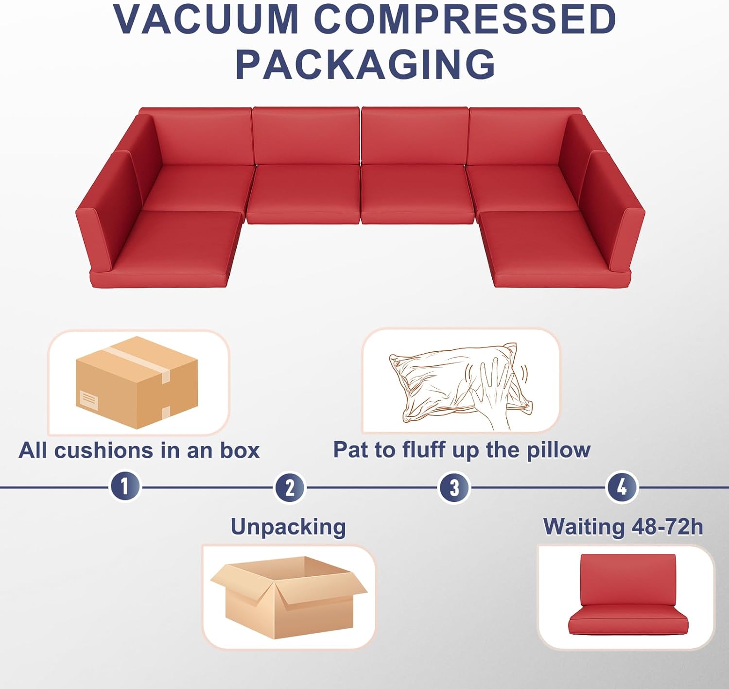 Outdoor Replacement Cushions for Patio Furniture Sets
