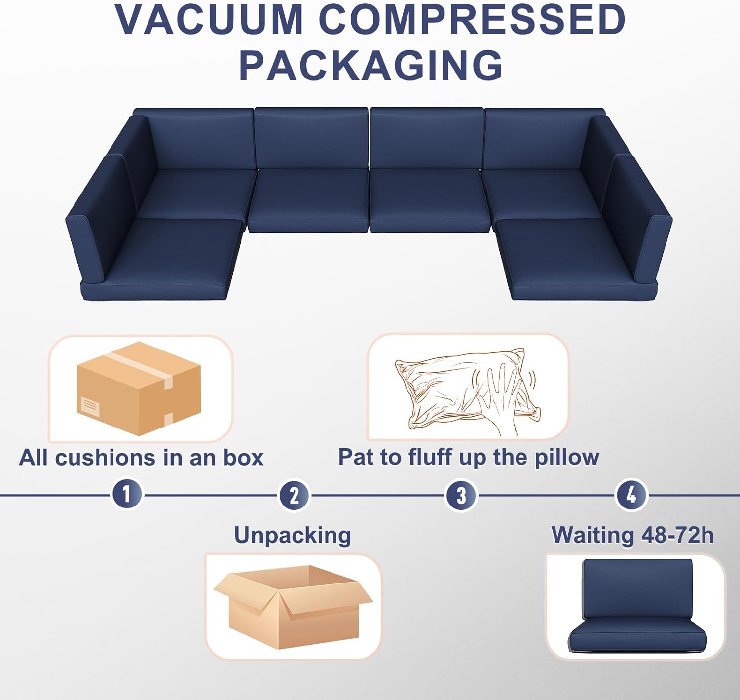 Outdoor Replacement Cushions for Patio Furniture Sets