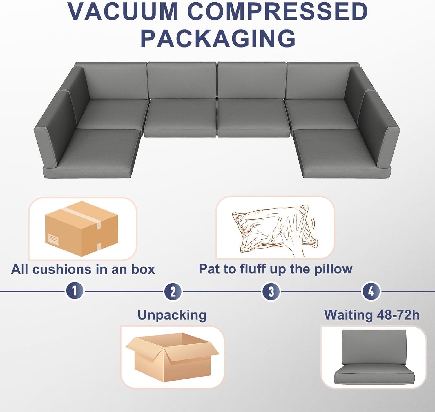 Outdoor Replacement Cushions for Patio Furniture Sets