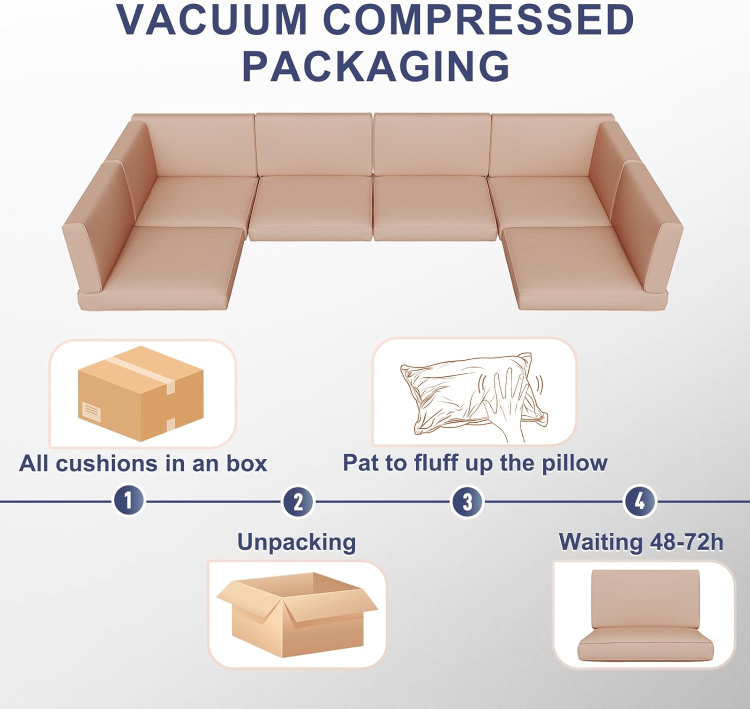 Outdoor Replacement Cushions for Patio Furniture Sets