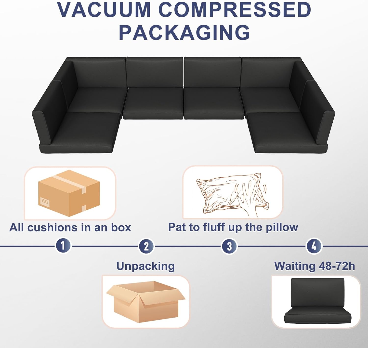 Outdoor Replacement Cushions for Patio Furniture Sets