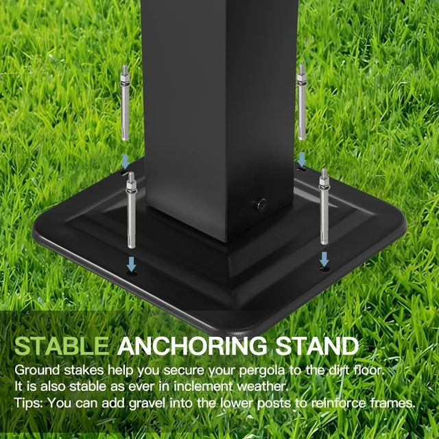 12x16 Outdoor Pergola, Patio Aluminum Pergola