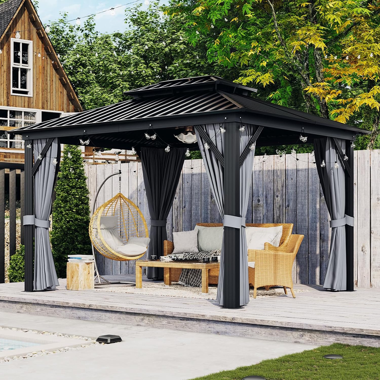 Aoxun Classic Hardtop Gazebo