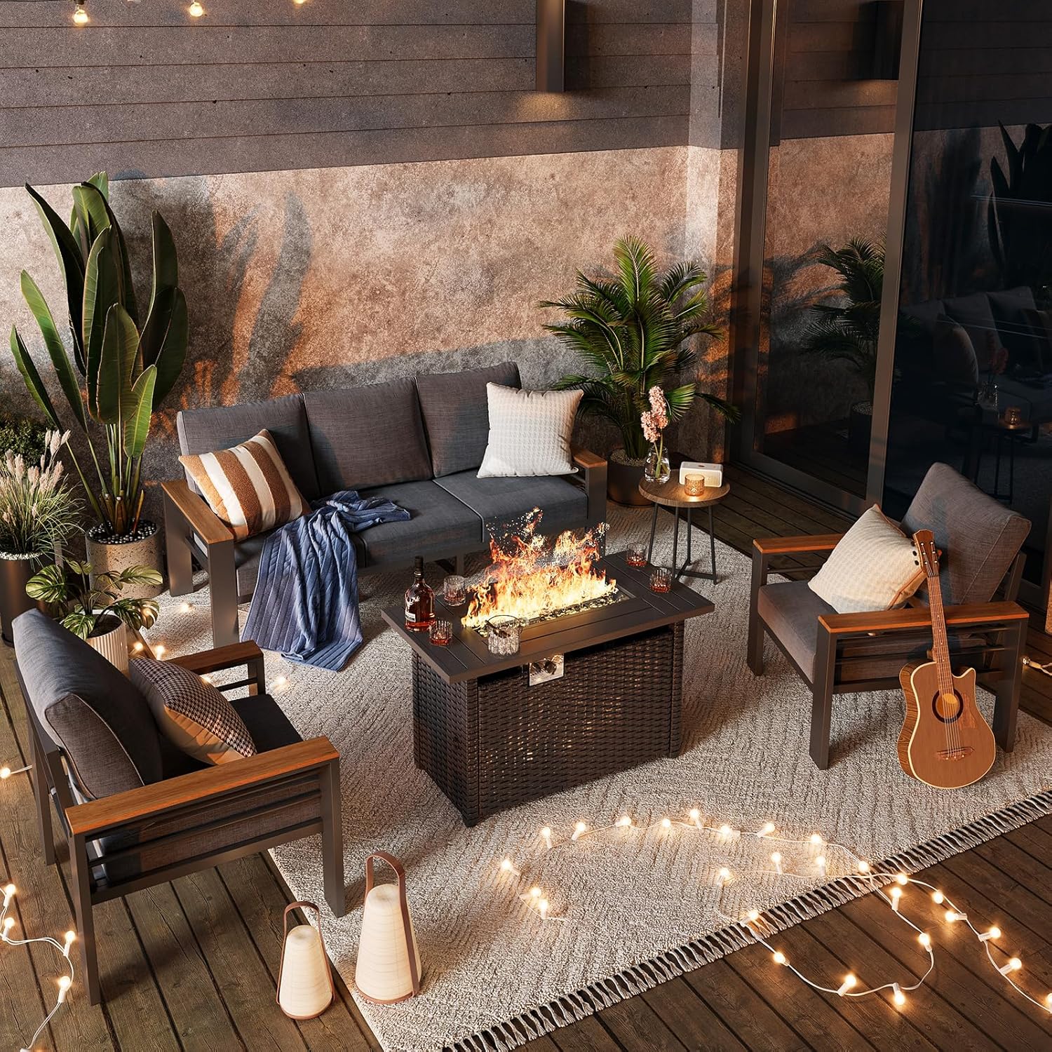 Aluminum Patio Furniture Set