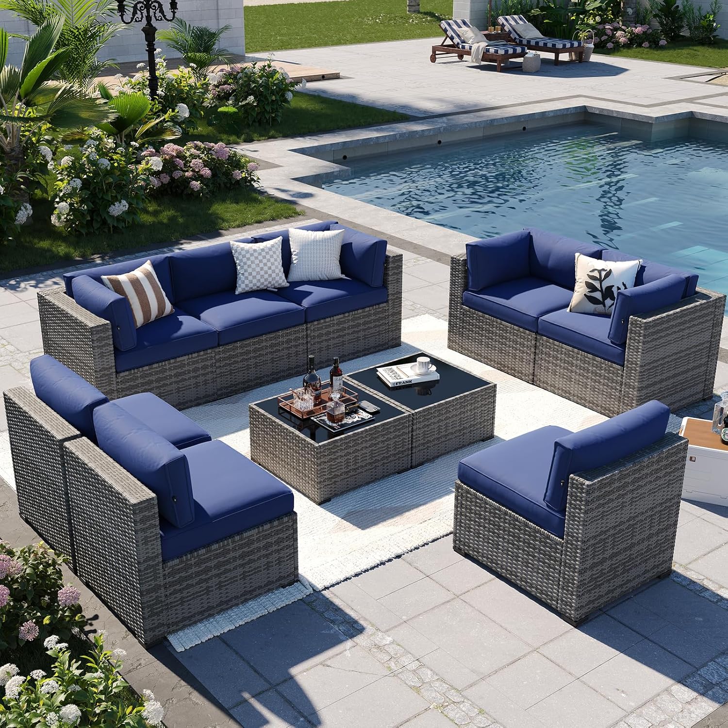 Aoxun Oasis Patio Furniture Set