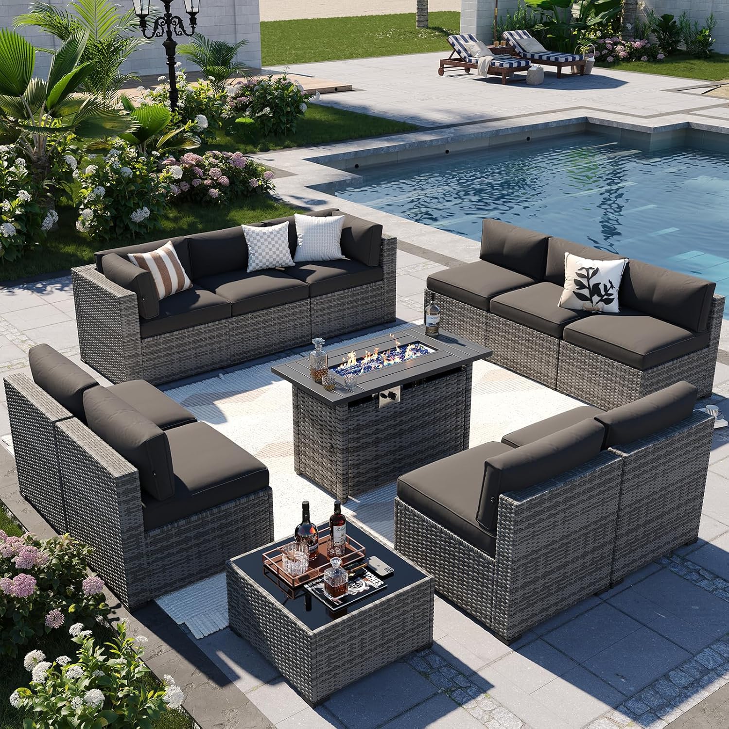 Aoxun Oasis Patio Furniture Set