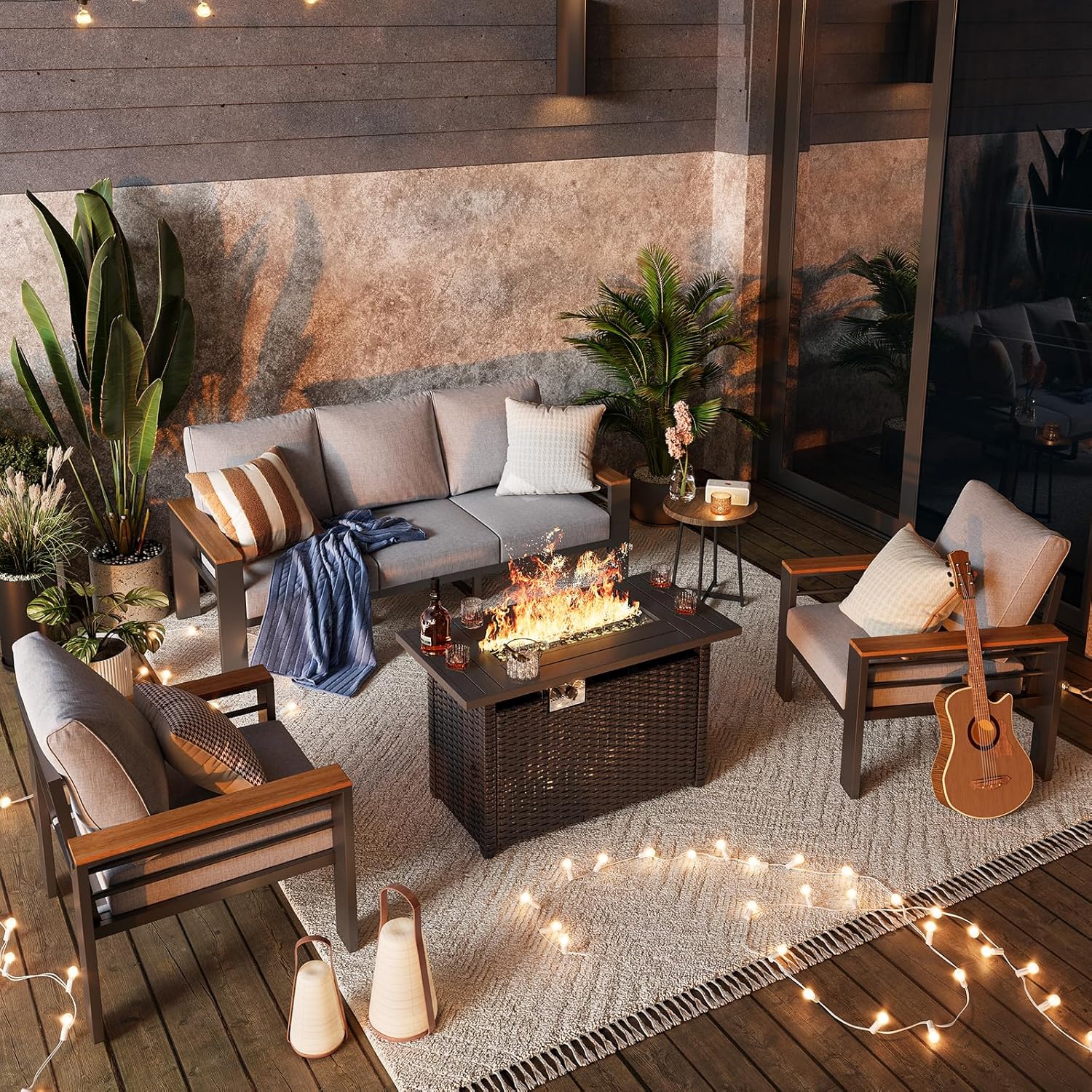 Aluminum Patio Furniture Set