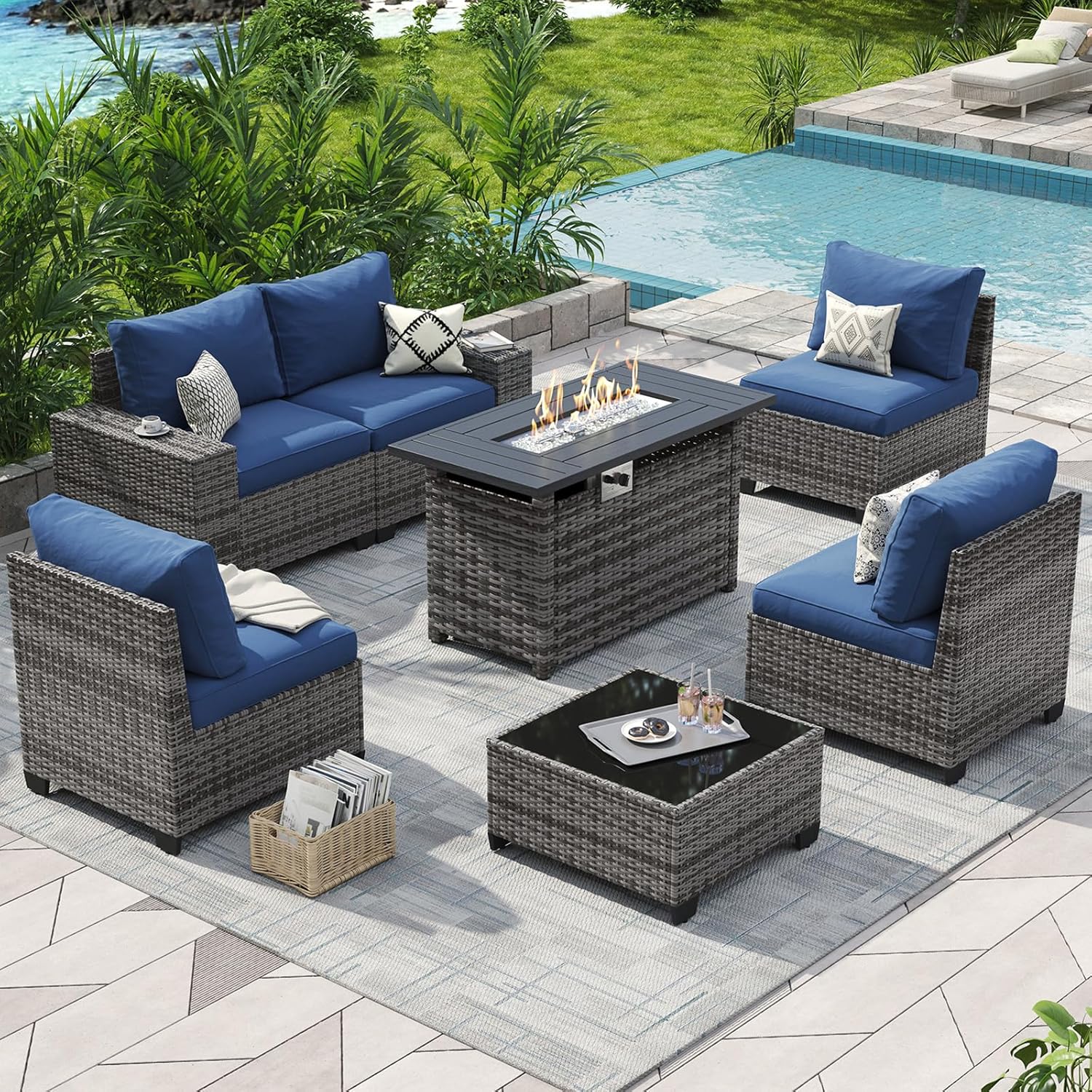 Aoxun Oasis Patio Furniture Set
