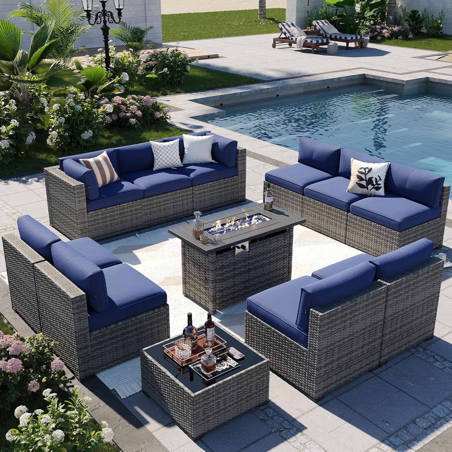 Aoxun Oasis Patio Furniture Set