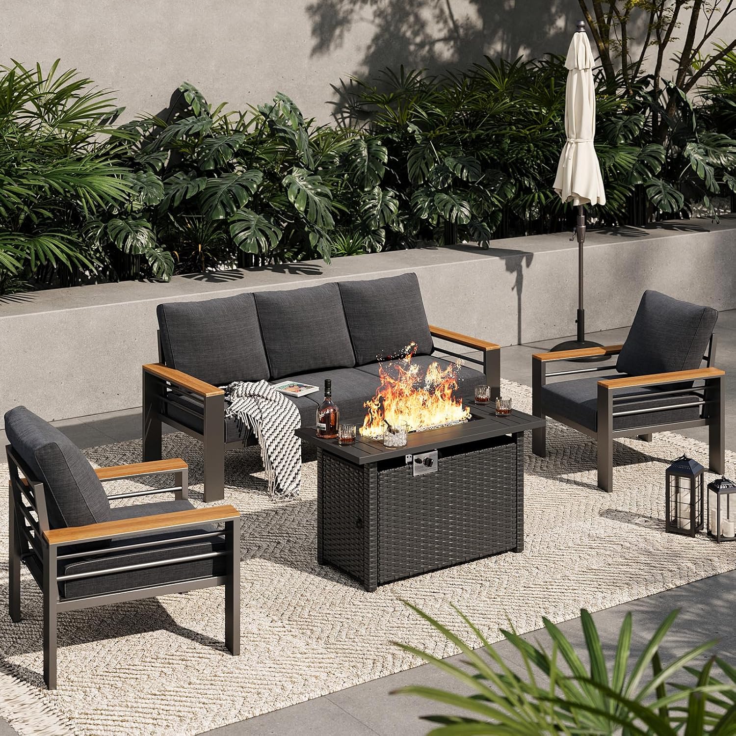 Aluminum Patio Furniture Set