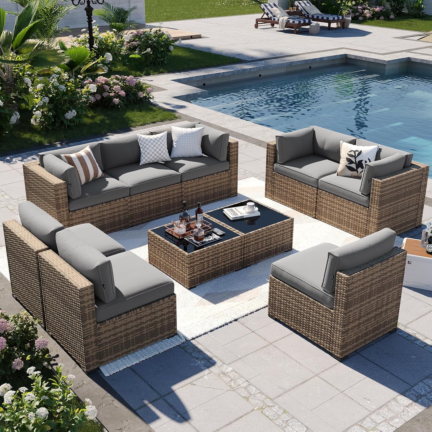 Aoxun Oasis Patio Furniture Set