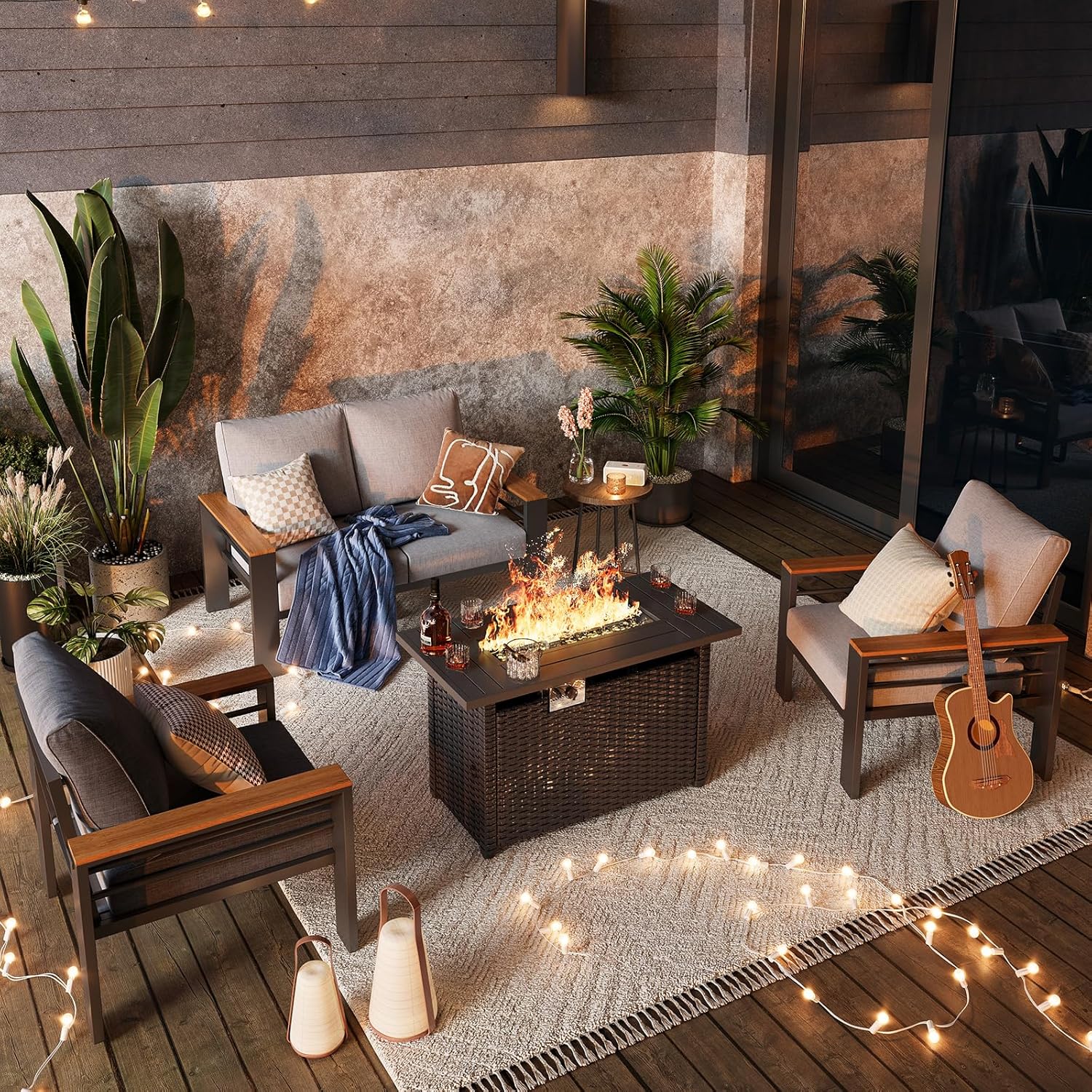 Aluminum Patio Furniture Set