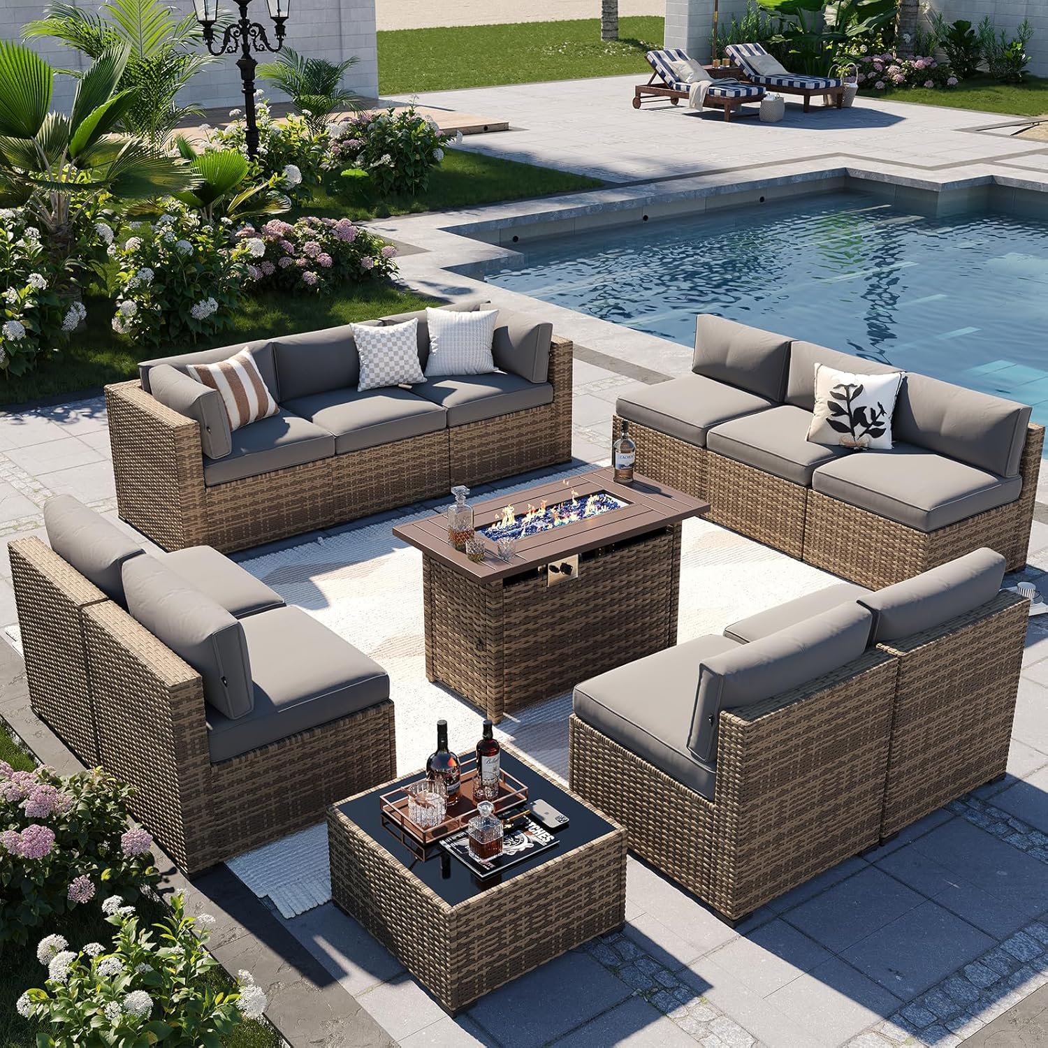 Aoxun Oasis Patio Furniture Set