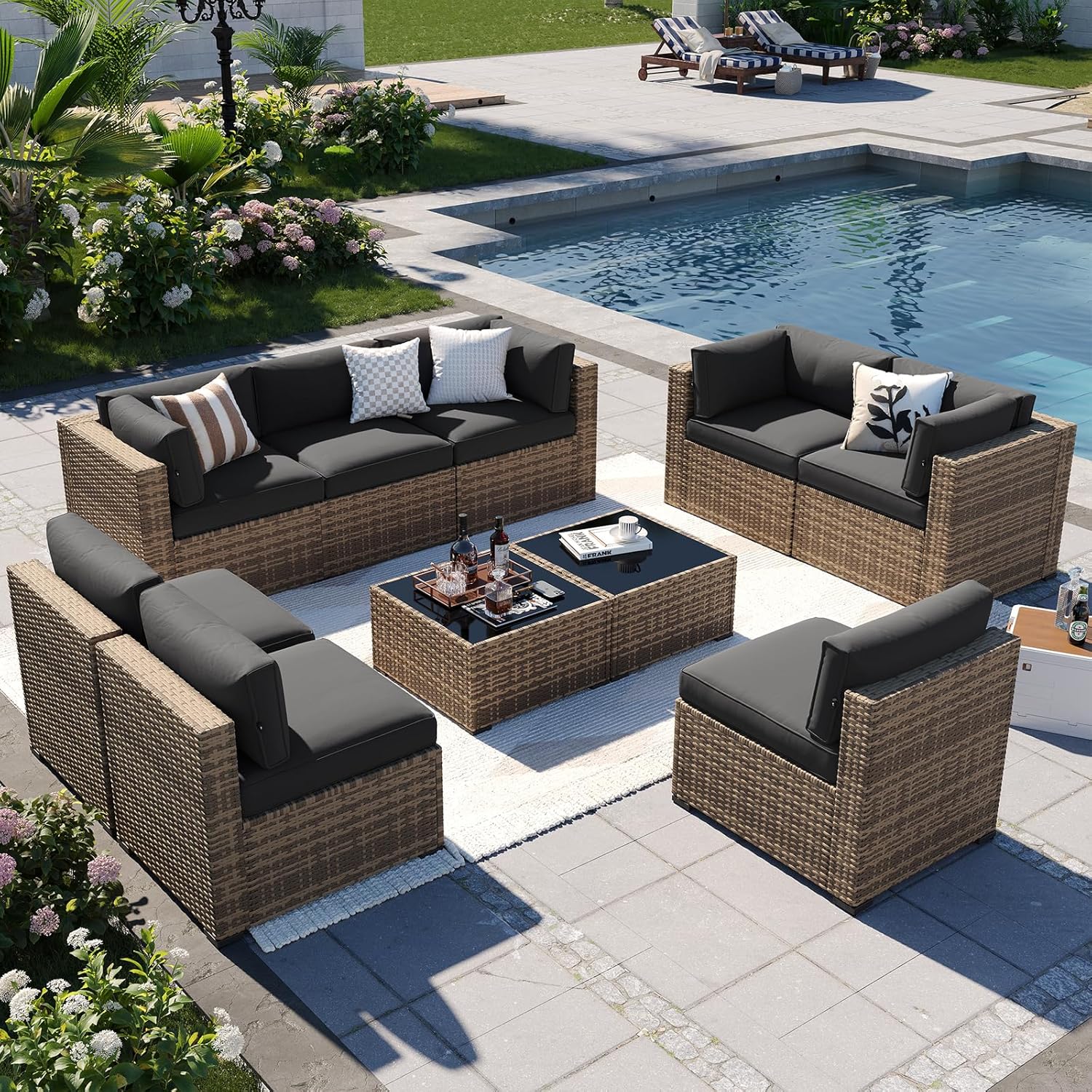 Aoxun Oasis Patio Furniture Set