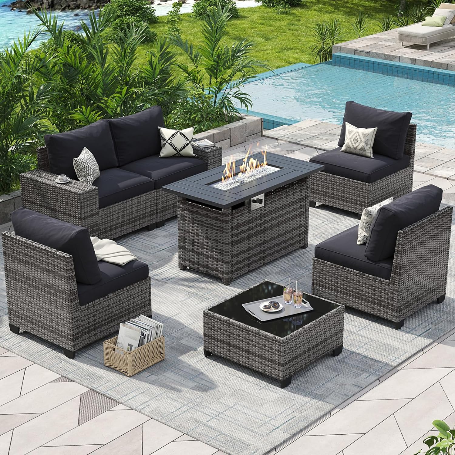 Aoxun Oasis Patio Furniture Set