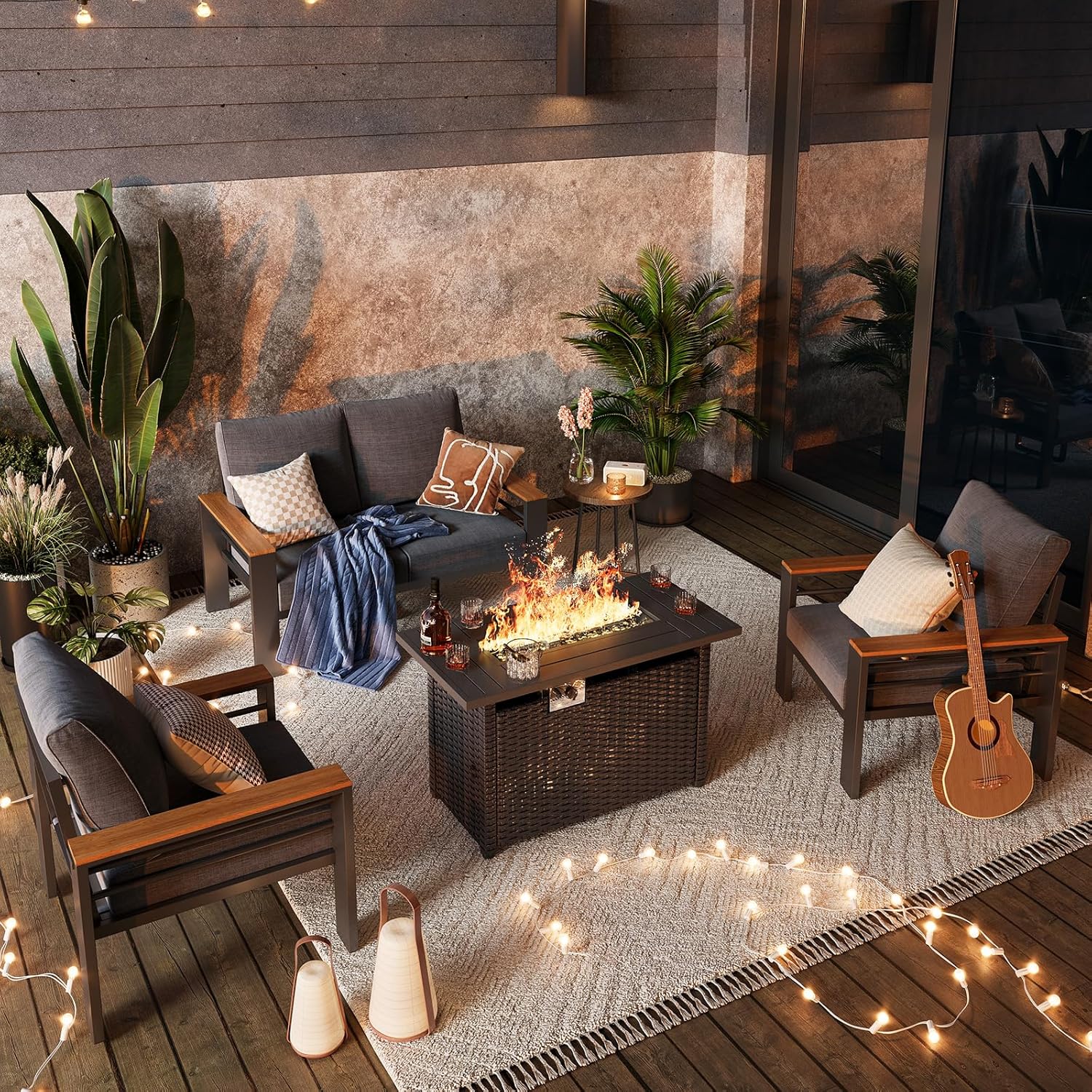 Aluminum Patio Furniture Set