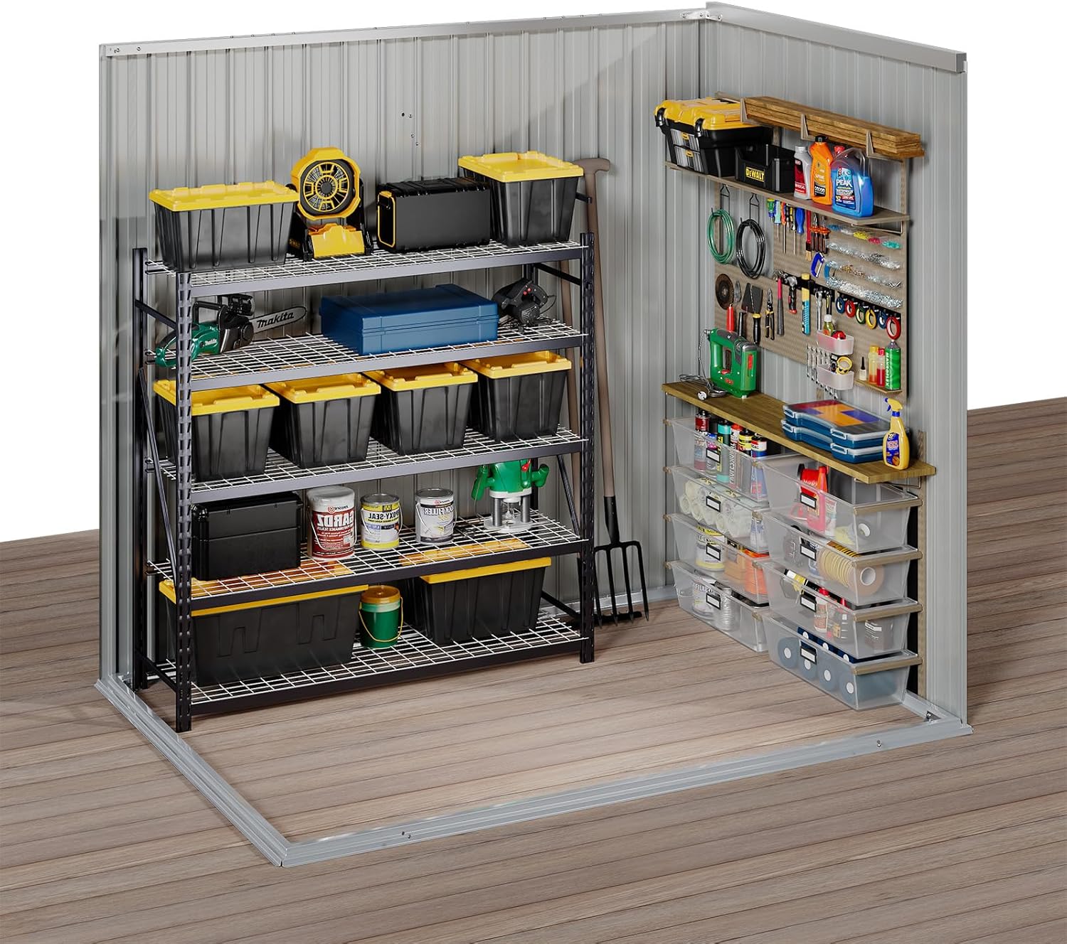 Metal Utility Shed House with Air Vent (Copy)