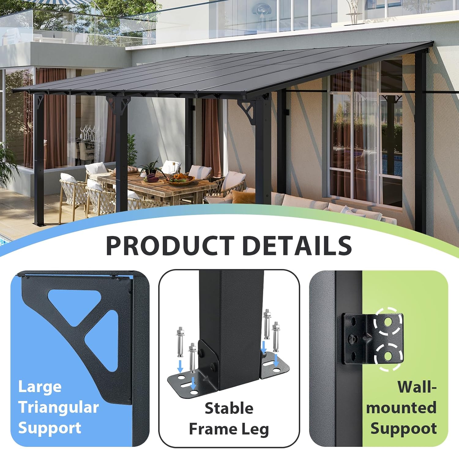 Aoxun Gazebo for Patio